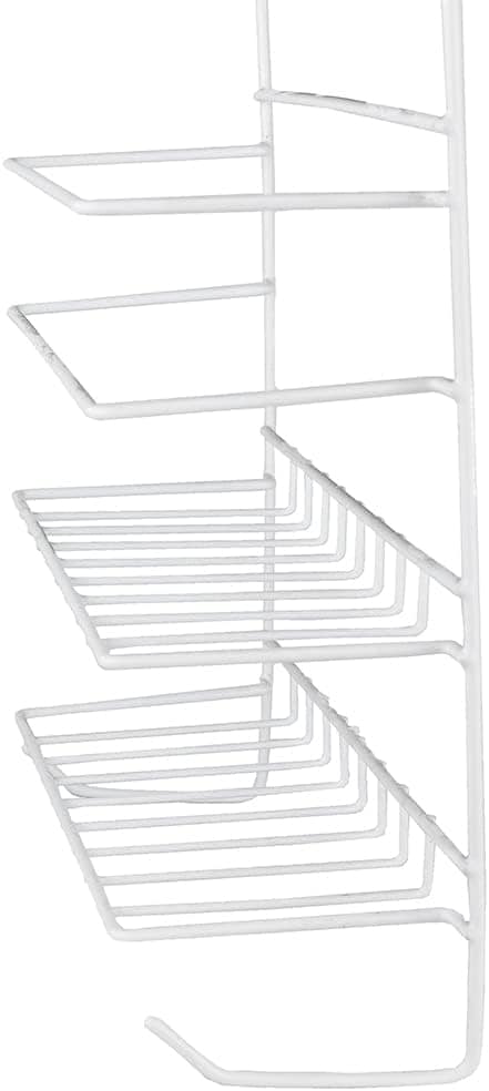 Organizador Colgable Para Regadera (color Blanco), Resistente Al Óxido Y La Corrosión