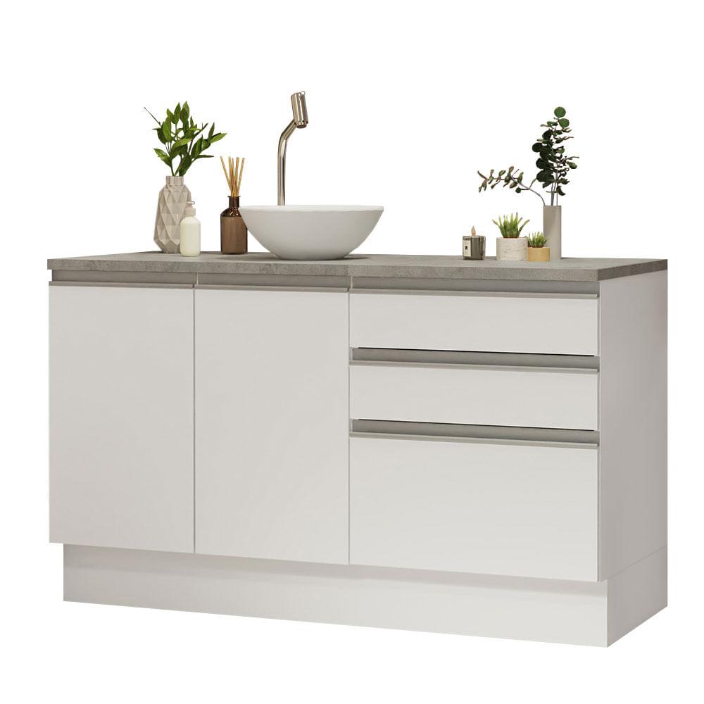 Foto 1 | Mueble Modulo Para Baño Gabinete Lavabo Madesa 140cm Bb