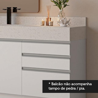 Foto 6 | Mueble Modulo Para Baño Gabinete Lavabo Madesa 180cm Bb