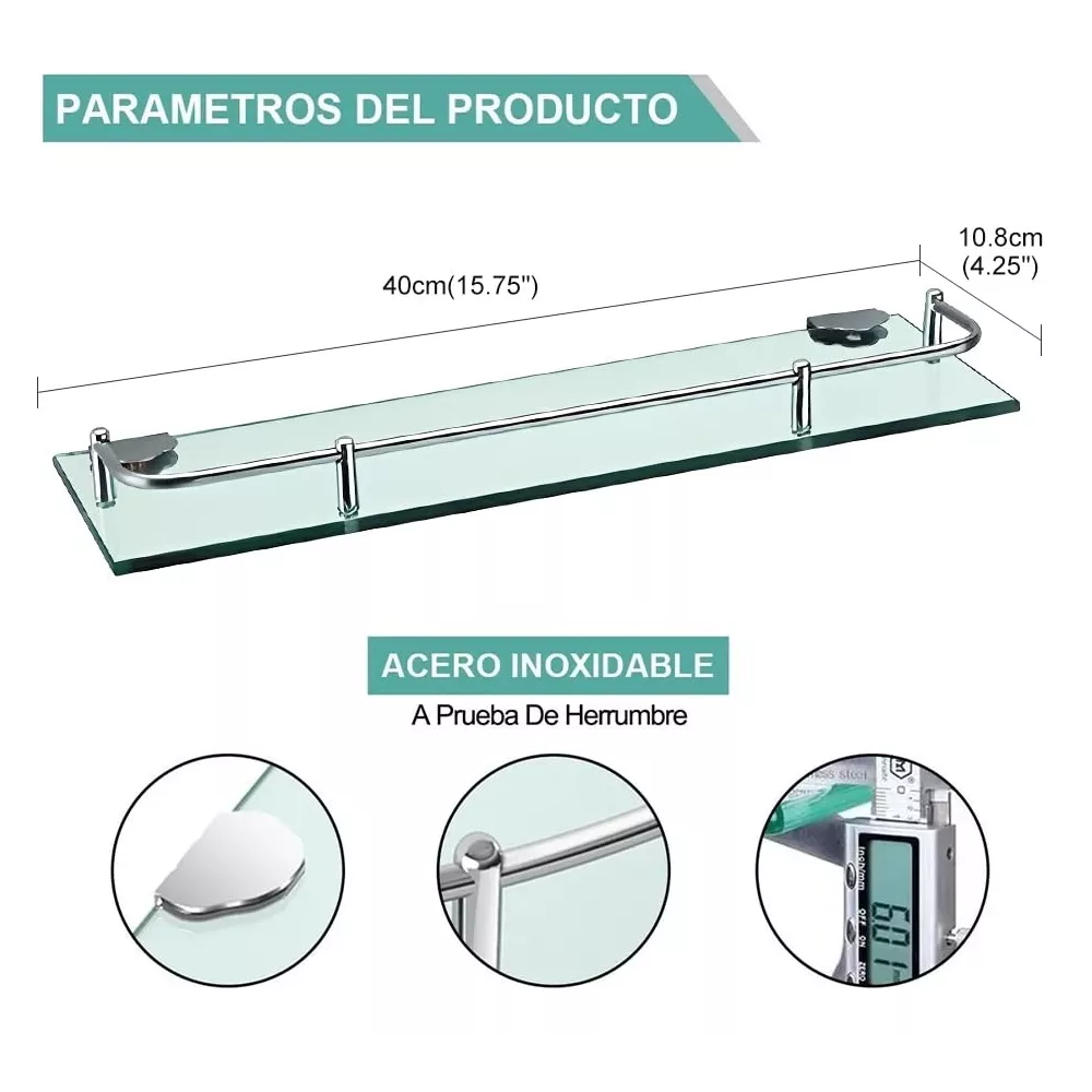 Foto 3 pulgar | Estantes Organizador para Baño Lab.G 4 Piezas