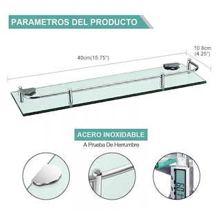 Foto 2 | Estantes Organizador para Baño Lab.G 4 Piezas
