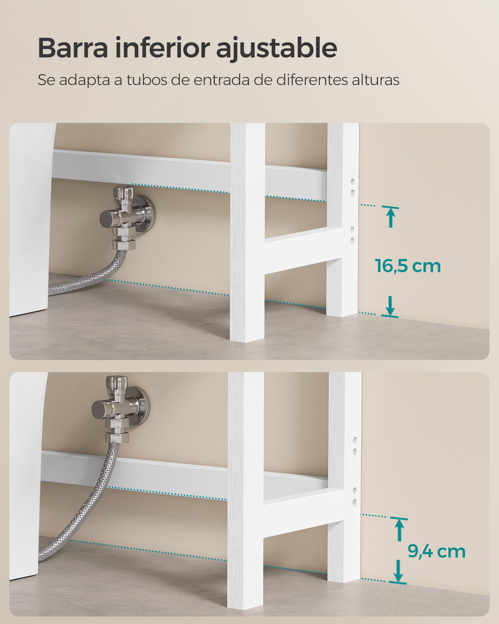 Foto 7 pulgar | Organizador de Baño Songmics para Inodoro 3 Niveles