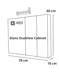 Foto 8 | Organizador De Baño Ard Glanz Duoview Cabinet