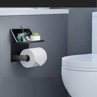 Foto 2 | Portarrollo De Papel Higiénico Acero Inoxidable, 3pcs Eo Safe Imports Esi-16341 Negro