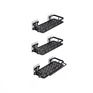 Foto 1 | Set De 3 Estante Organizador De Baño Eo Safe Imports Esi-17169 Negro