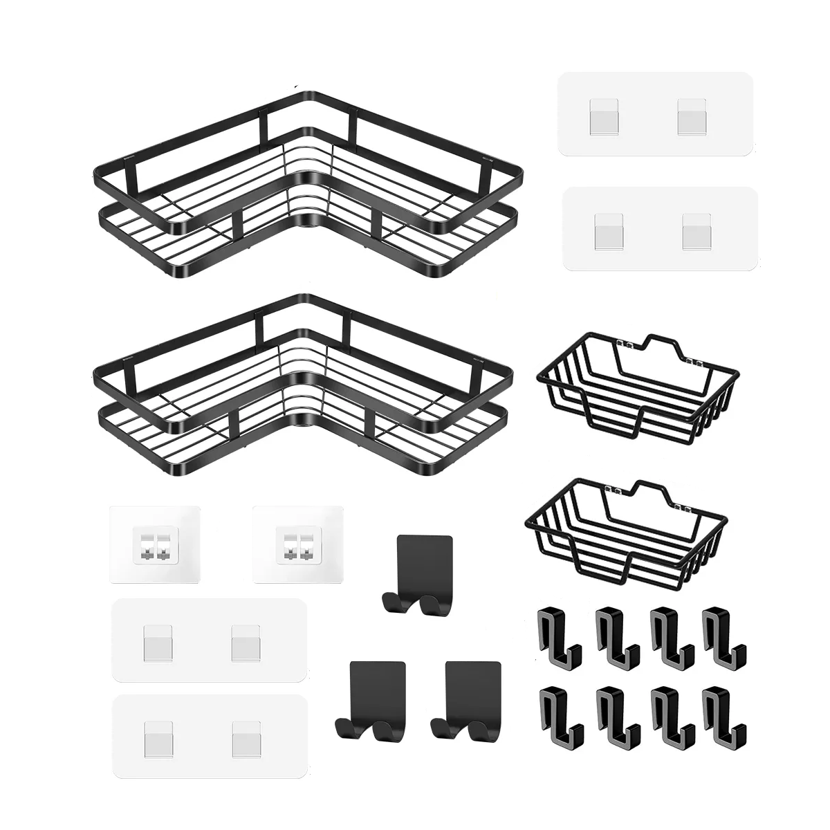 Foto 2 pulgar | Estante Organizador de Baño de Metal Eo Safe Imports Esi-17601 Negro