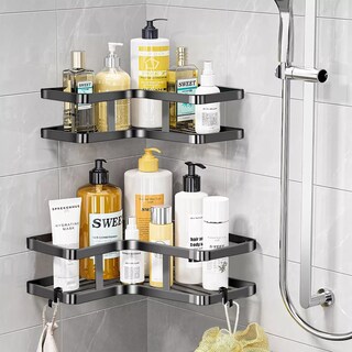 Foto 3 | Estante Organizador de Baño de Metal Eo Safe Imports Esi-17601 Negro