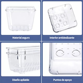 Foto 3 | Juego de 25 Organizadores de Cajones de Plástico Eo Safe Imports Esi-17600 Transparente