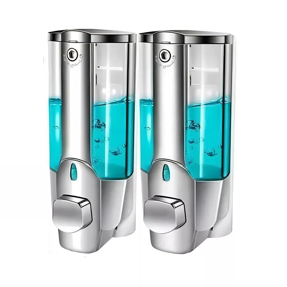 Foto 2 pulgar | Dispensador De Jabón Champú Desinfectante Baño 350ml*2 Eo Safe Imports Esi-17679 Gris