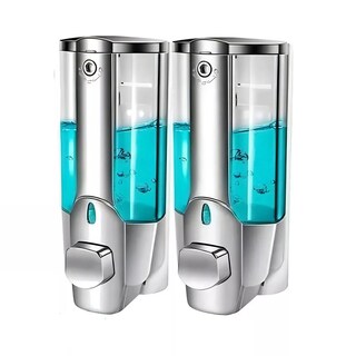 Foto 1 | Dispensador De Jabón Champú Desinfectante Baño 350ml*2 Eo Safe Imports Esi-17679 Gris