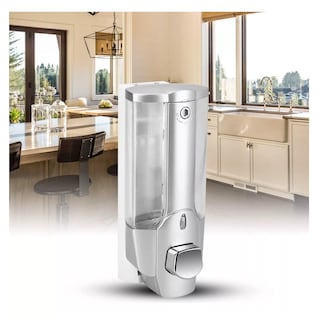 Foto 3 | Dispensador De Jabón Champú Desinfectante Baño 350ml*2 Eo Safe Imports Esi-17679 Gris