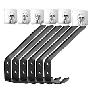 Foto 1 | Perchero Ganchos Porta Pared 12 piezas Eo Safe Imports Negro