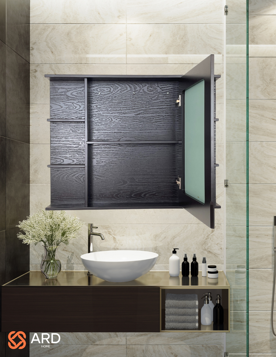 Foto 5 pulgar | Gabinete Organizador de Baño ARD Glanz Mirrorcore