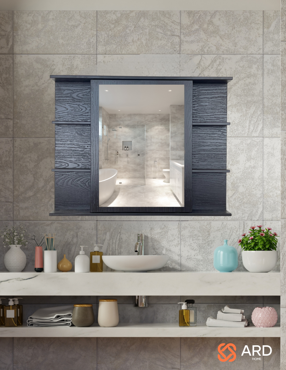 Foto 6 pulgar | Gabinete Organizador de Baño ARD Glanz Mirrorcore
