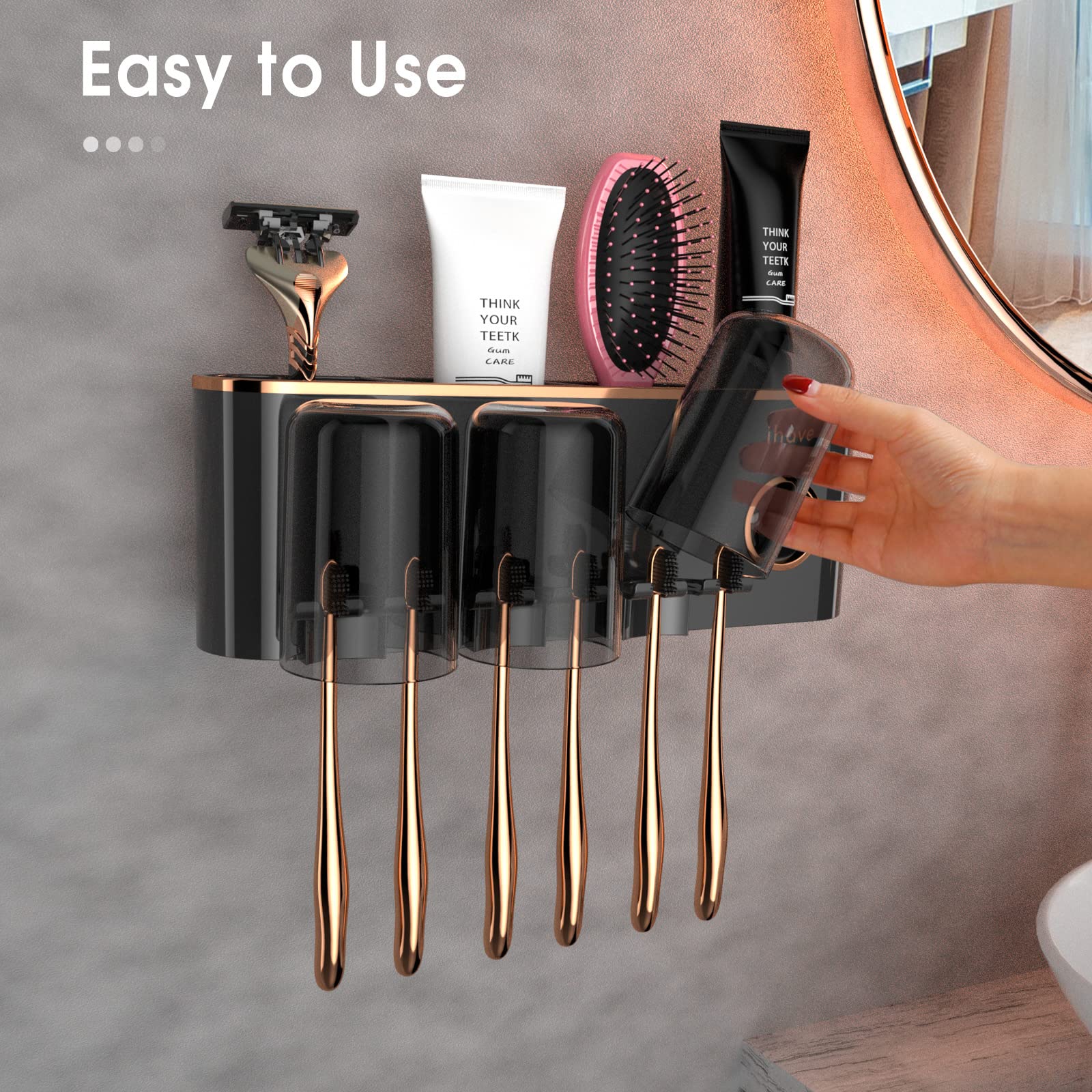 Foto 4 pulgar | Organizador de Baño iHave con Dispensador de Pasta de Dientes - Venta Internacional