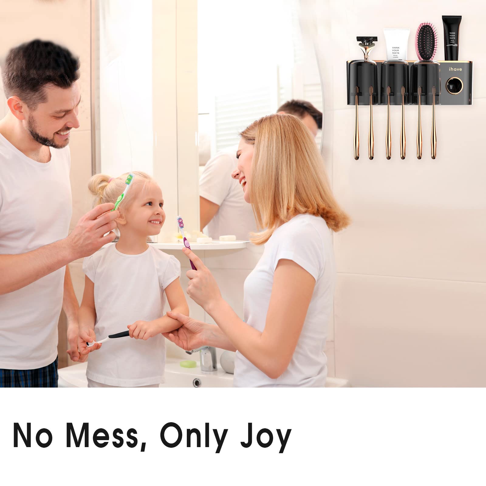 Foto 7 | Organizador de Baño iHave con Dispensador de Pasta de Dientes - Venta Internacional
