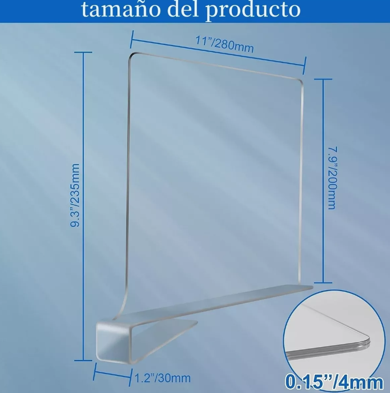 Foto 5 pulgar | 6pz Repisas Organizadores Xtellar De Estantes Divisores De Acrílico Beige