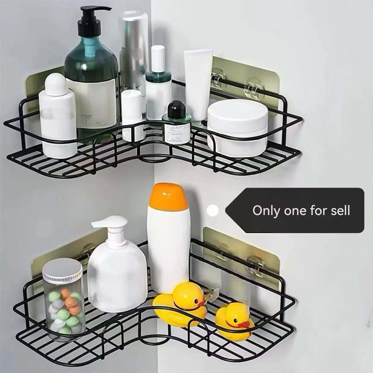 Foto 1 | Estante De Almacenamiento De Baño Triangular Para Ducha, Metal, 5 Kg - Venta Internacional.