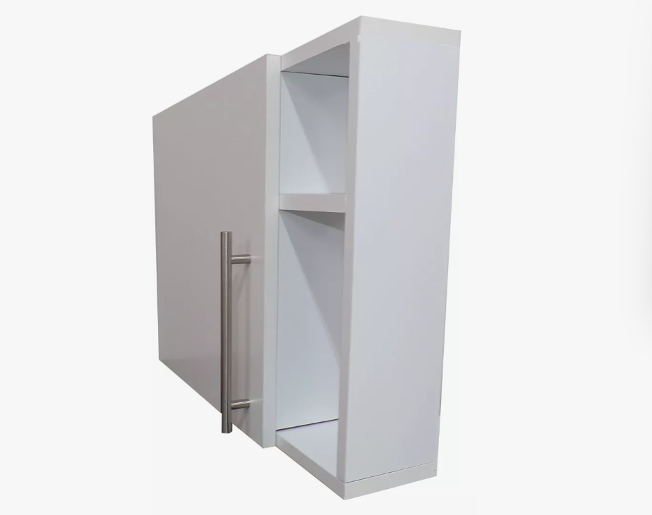 Foto 4 pulgar | Mueble Organizador de MDF Blanco para Baño