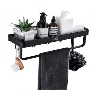 Foto 1 | Estante de Baño Negro