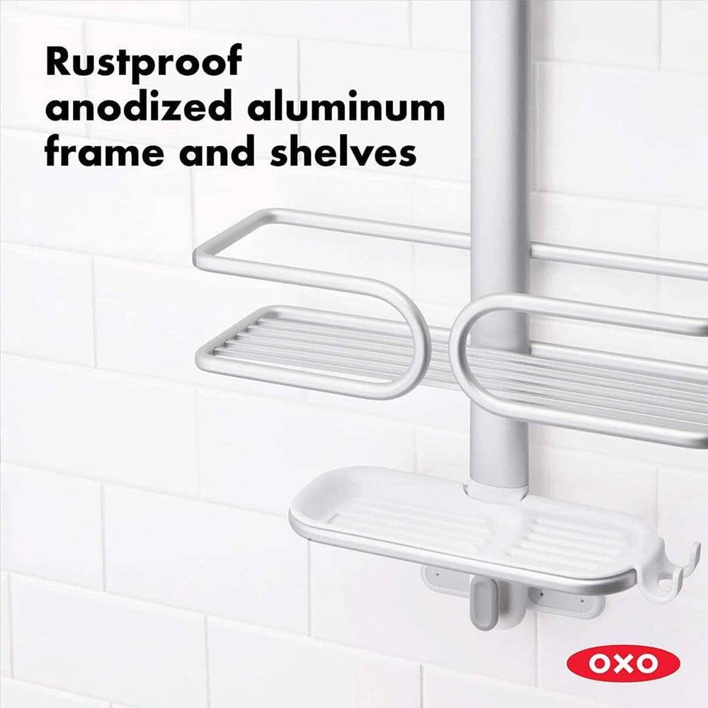 Foto 7 | Carrito De Ducha Oxo Good Grips De Aluminio De 3 Niveles, Resistente A La Corrosión - Venta Internacional.