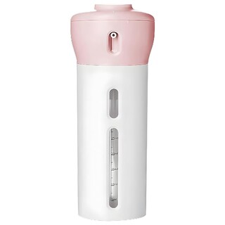 Foto 1 | Botella De Viaje 4 En 1 Dispensador Tapa Giratoria Aleissi 701399 Rosa