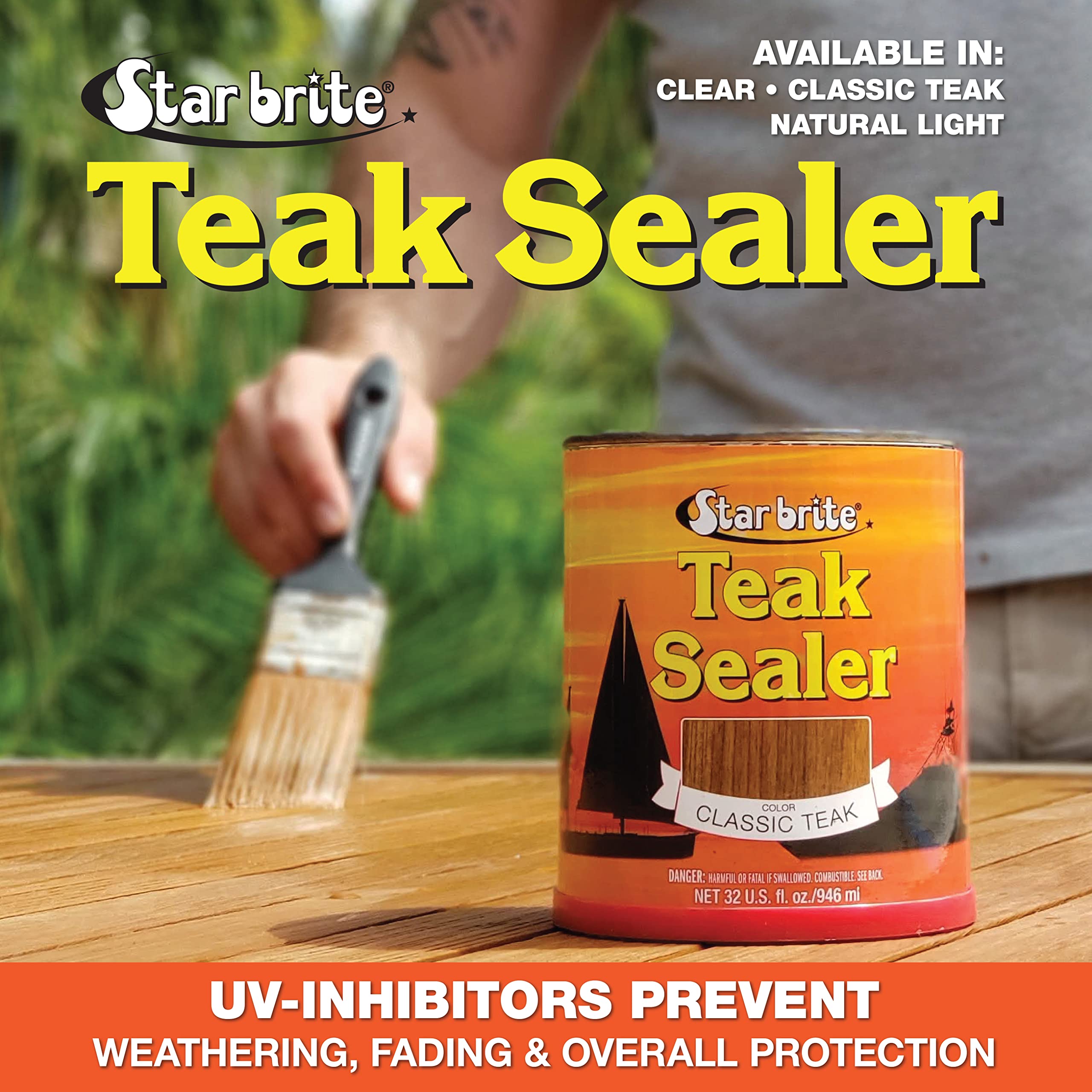 Foto 3 pulgar | Sellador De Teca Star Brite Classic Teak, 500 Ml, Fórmula De Una Sola Capa - Venta Internacional.