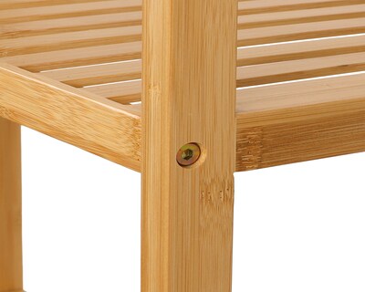 Foto 5 | Repisas Decorativas Tipo Escalera Mu:4life El06-bbn Natural De Bambú Con 6 Niveles Para Baño, Sala Y Dormitorio