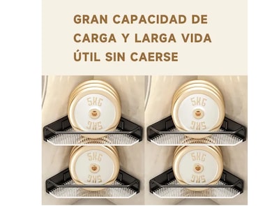 Foto 2 | Set De 4 Repisas Para Baño Y Jaboneras De Esquina Xtellar