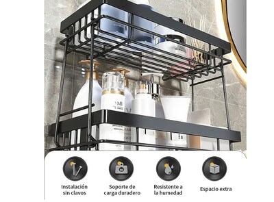 Foto 3 | Organizador De Baño Xtellar Para Inodoro De 2 Niveles