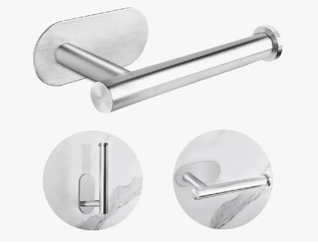 Xtellar 16cm Portapapel De Baño De Acero Inoxidable Plateado