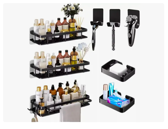 Estante Xtellar Organizador Regadera De Ducha Para Baño Repisas 8pcs