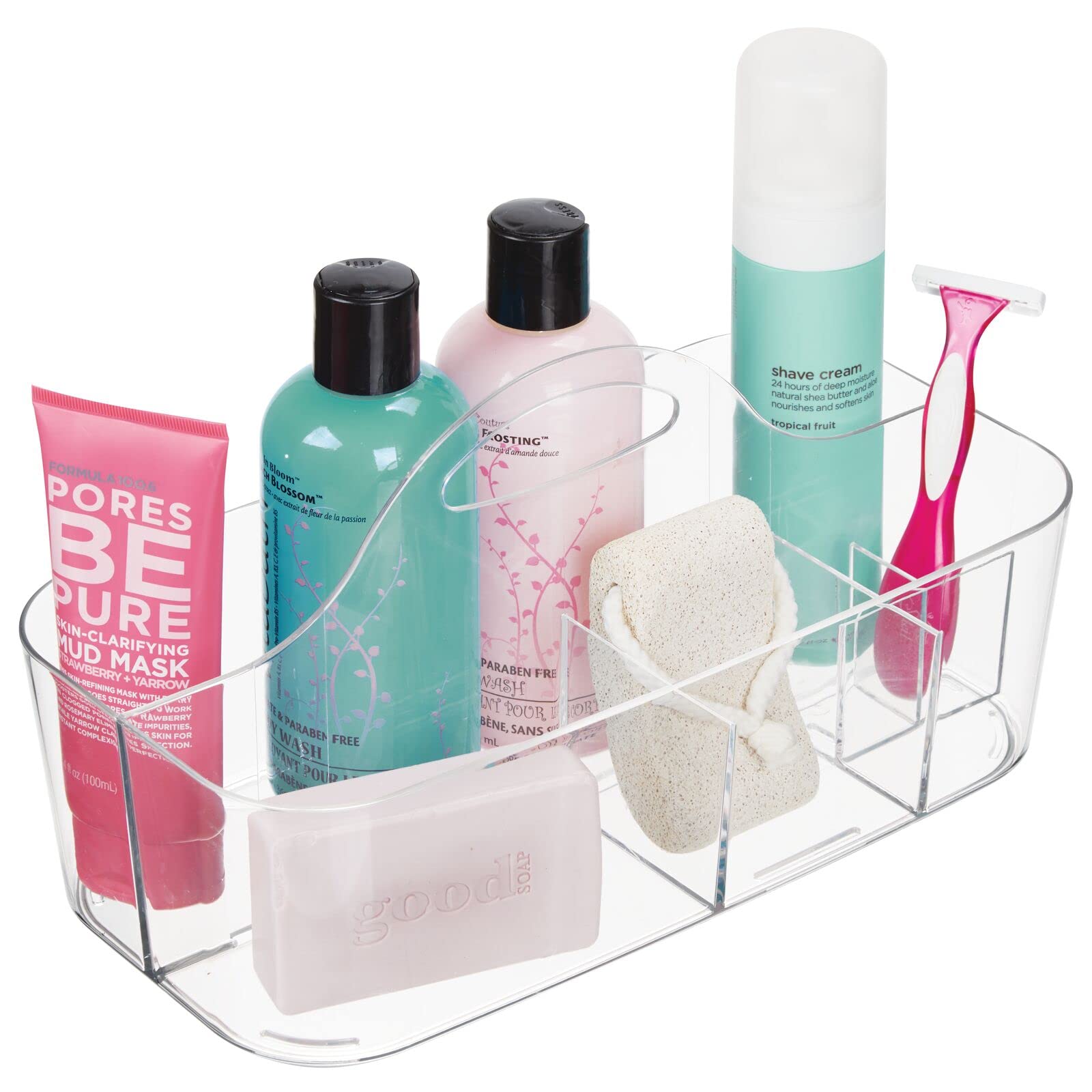 Foto 1 | Organizador De Ducha Mdesign Plastic Divided Lumiere Collection - Venta Internacional.