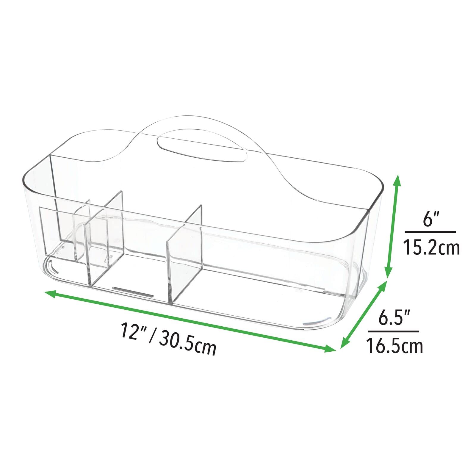 Foto 4 | Organizador De Ducha Mdesign Plastic Divided Lumiere Collection - Venta Internacional.