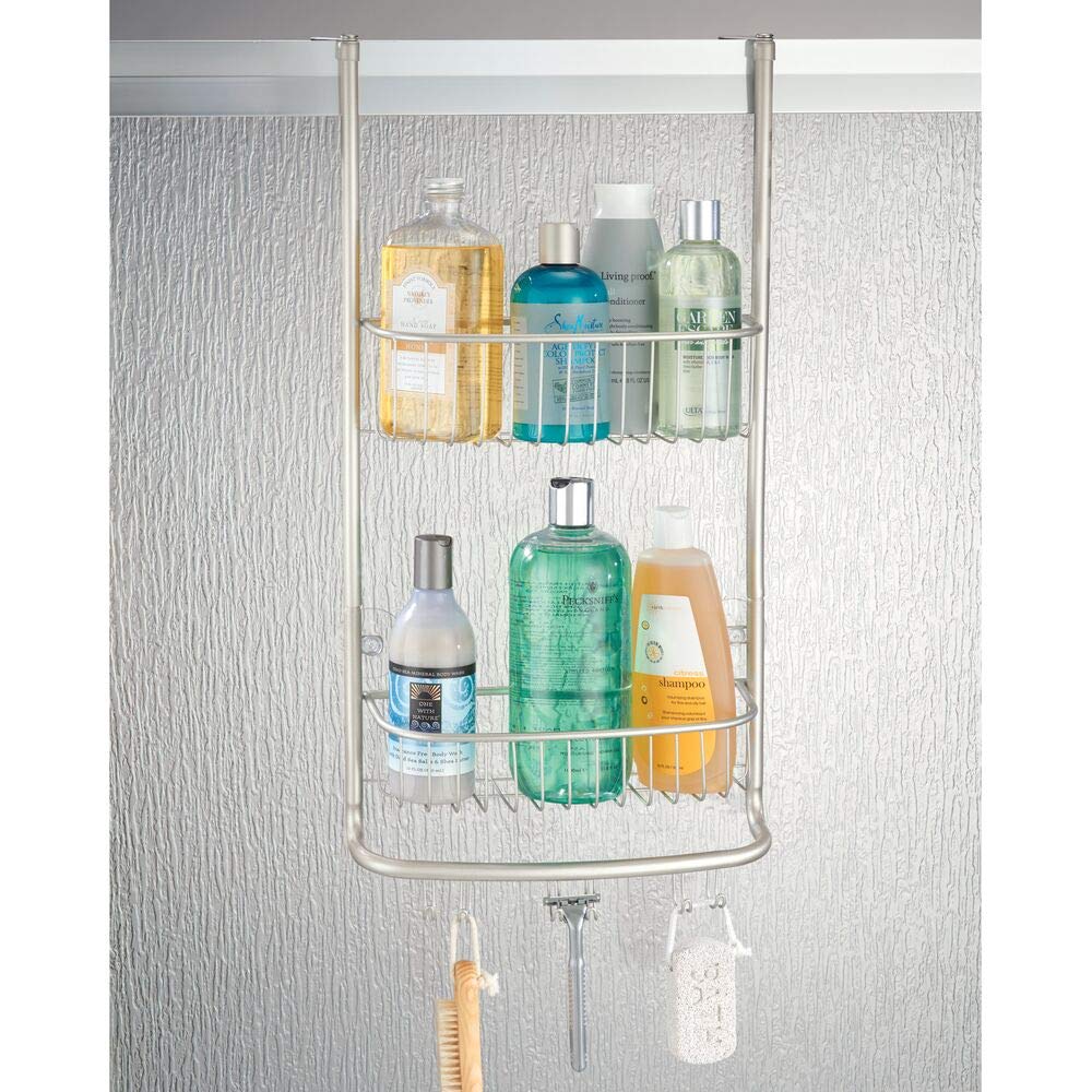 Foto 2 | Carrito Para Colocar Sobre La Puerta Para Bañera/ducha Mdesign Omni Con 2 Cestas - Venta Internacional.