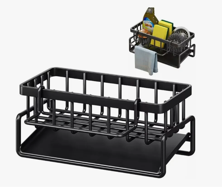 Estante Organizador De Fregaderos De Cocina Soporte Esponja