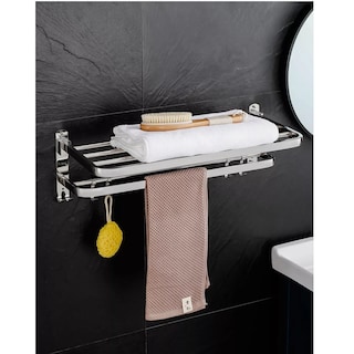 Foto 2 | Toallero Doble Acero Inoxidable Baño De Pared Con Ganchos Eo Safe Imports Esi-16323 Plata