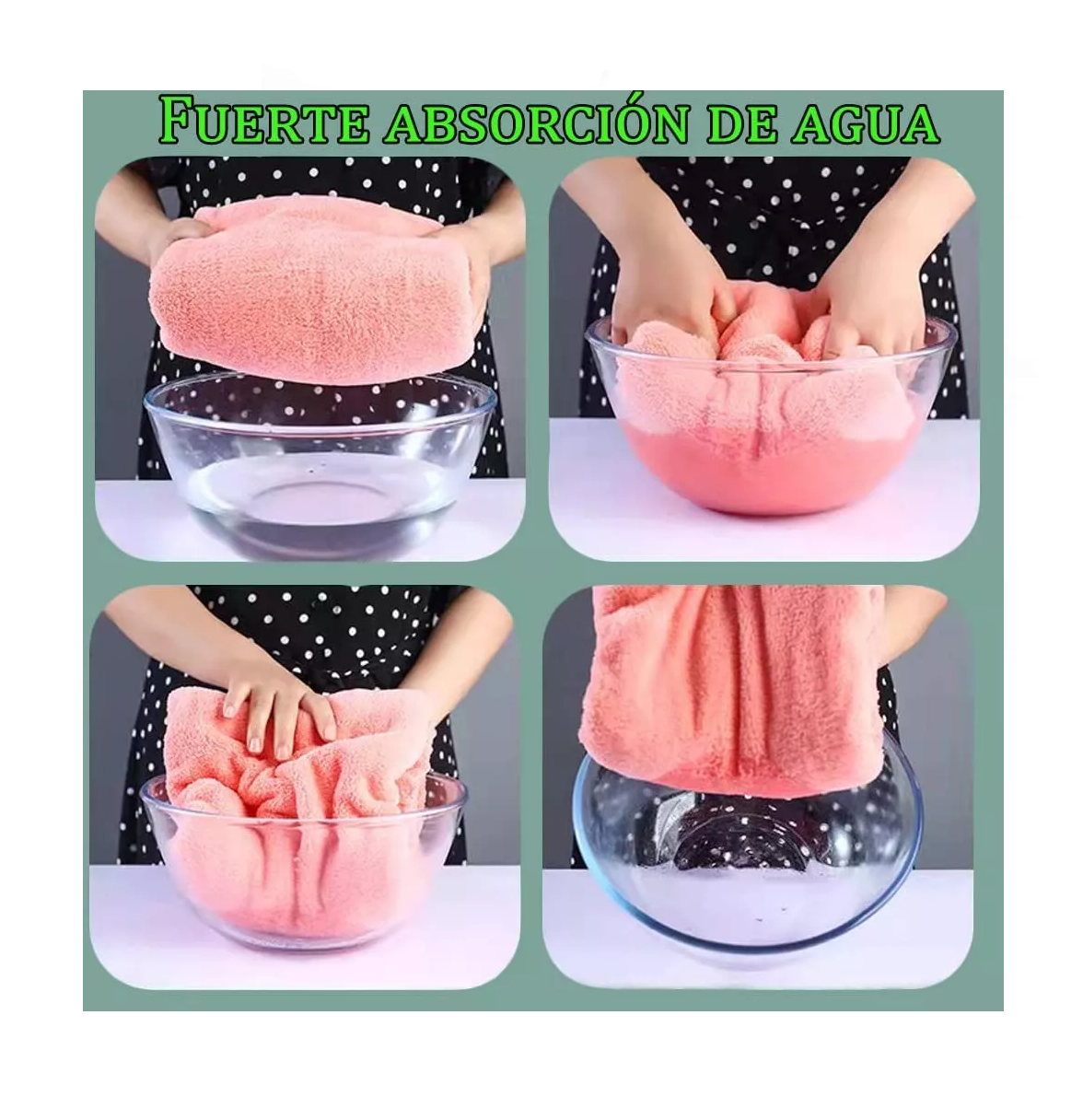 Foto 3 pulgar | Juego Toallas de Baño Lana Coral Suave de Alta Densidad Azul y Rosa 4 piezas