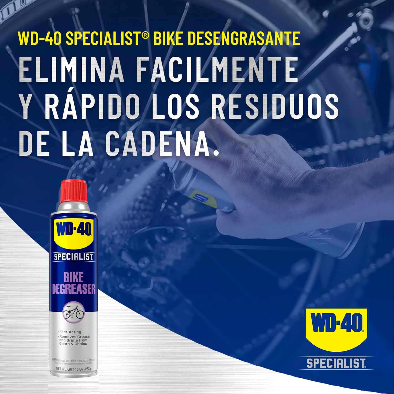Foto 4 pulgar | Desengrasante Cadenas Bike 10 Oz Wd40