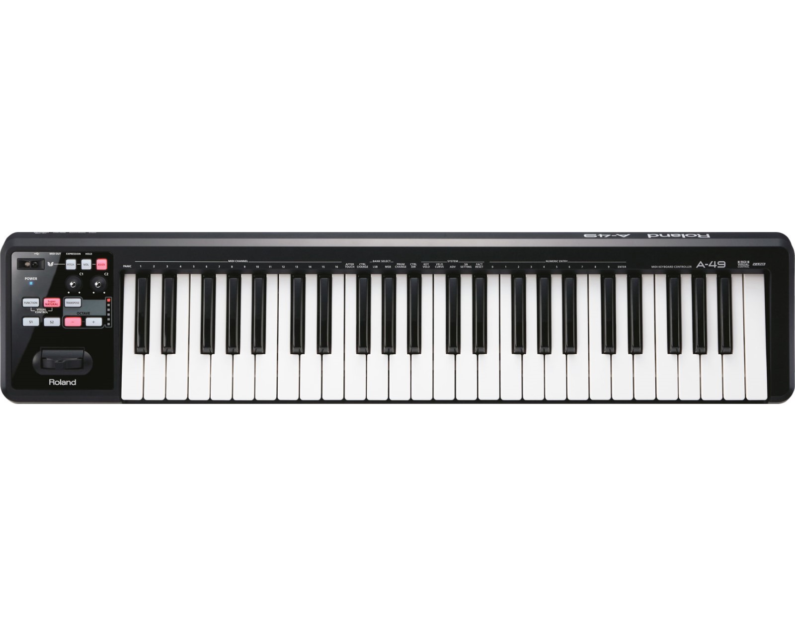 Teclado Controlador Midi A-49-bk