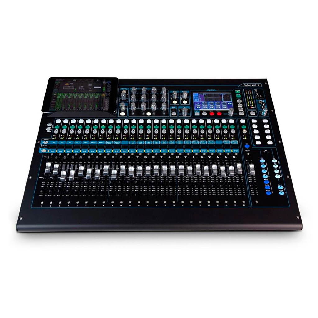 Mezcladora Digital Allen and Heath Qu-24 color Negro