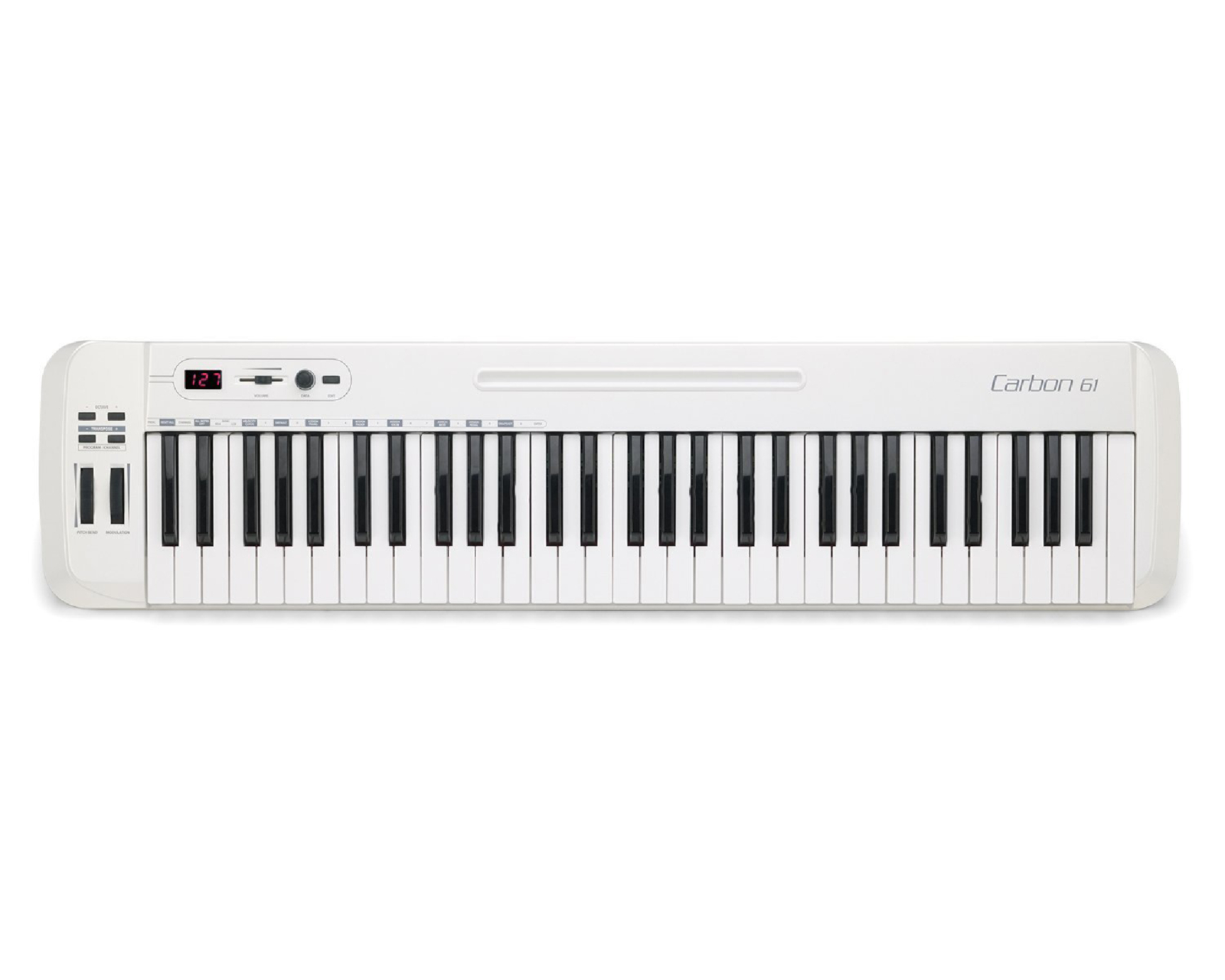 Controlador MIDI SAMSON Carbon 61 Color Blanco 61 Teclas