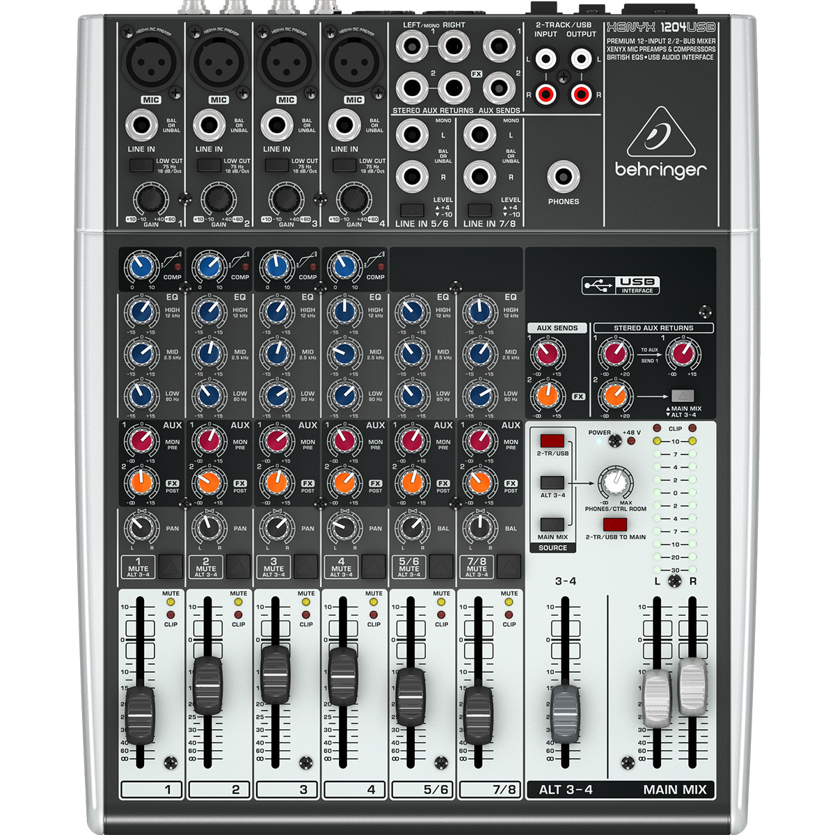 Foto 3 pulgar | Consola Behringer 1204usb Xenyx De Mezcla 100v/240v