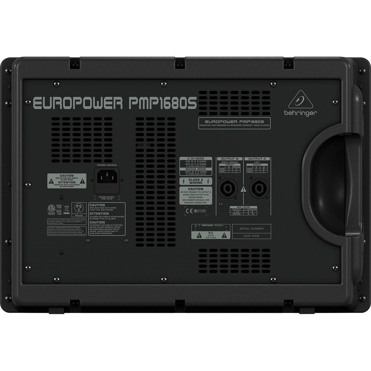 Foto 5 pulgar | Behringer Pmp1680s Mezcladora Amplificada 10 Canales 1600 W
