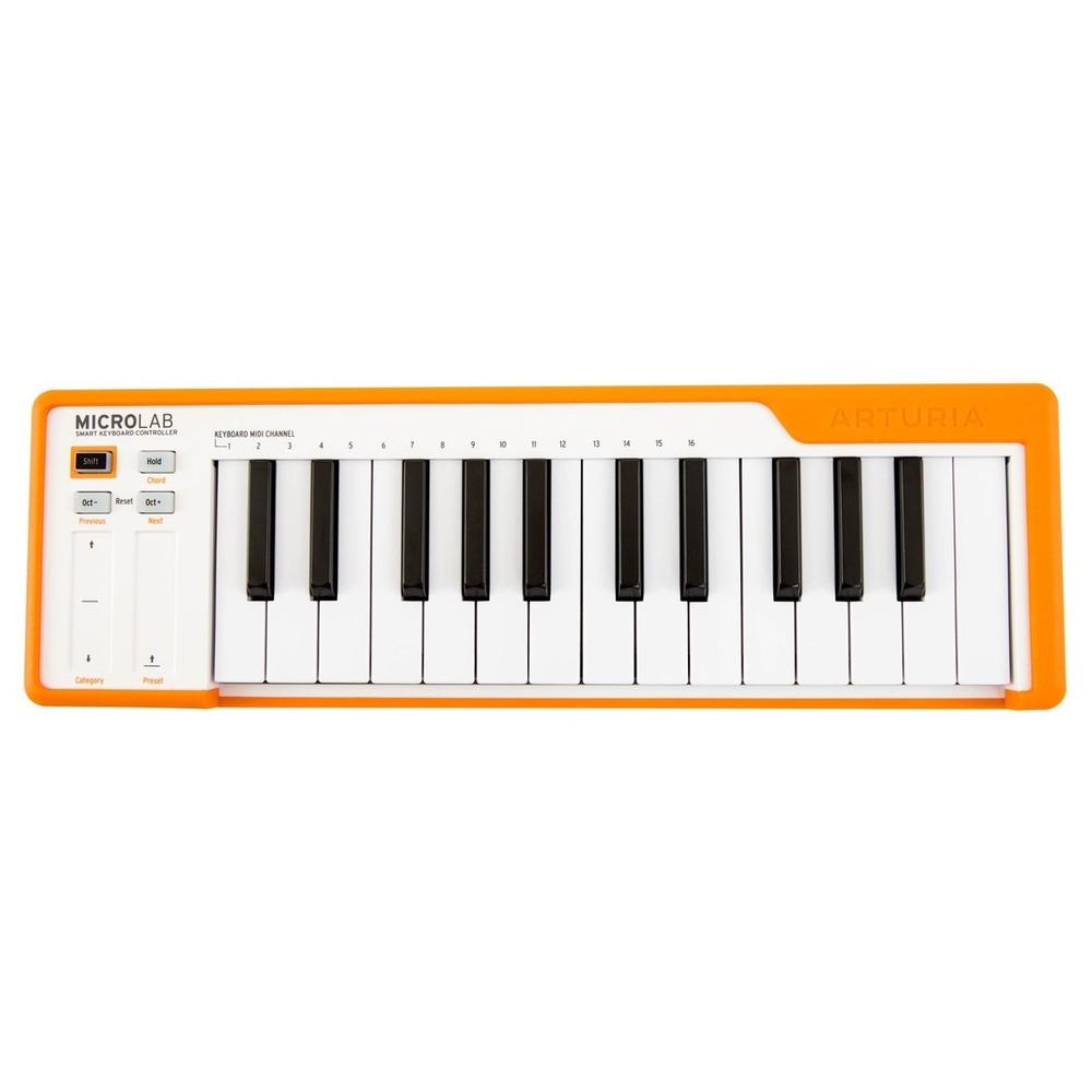 Teclado Controlador Midi Usb Arturia Microlab Orange $2,427