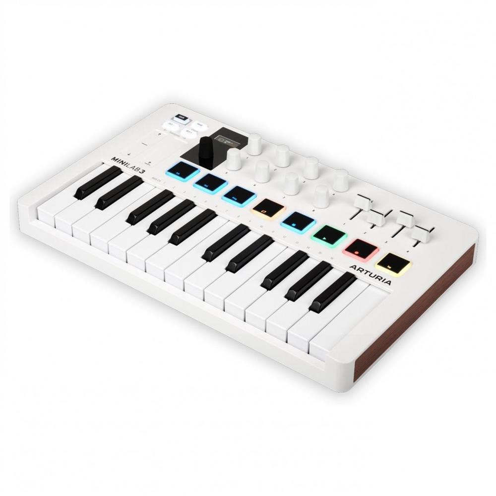 Foto 3 pulgar | Teclado Controlador Midi Usb Arturia Minilab 3 Blanco