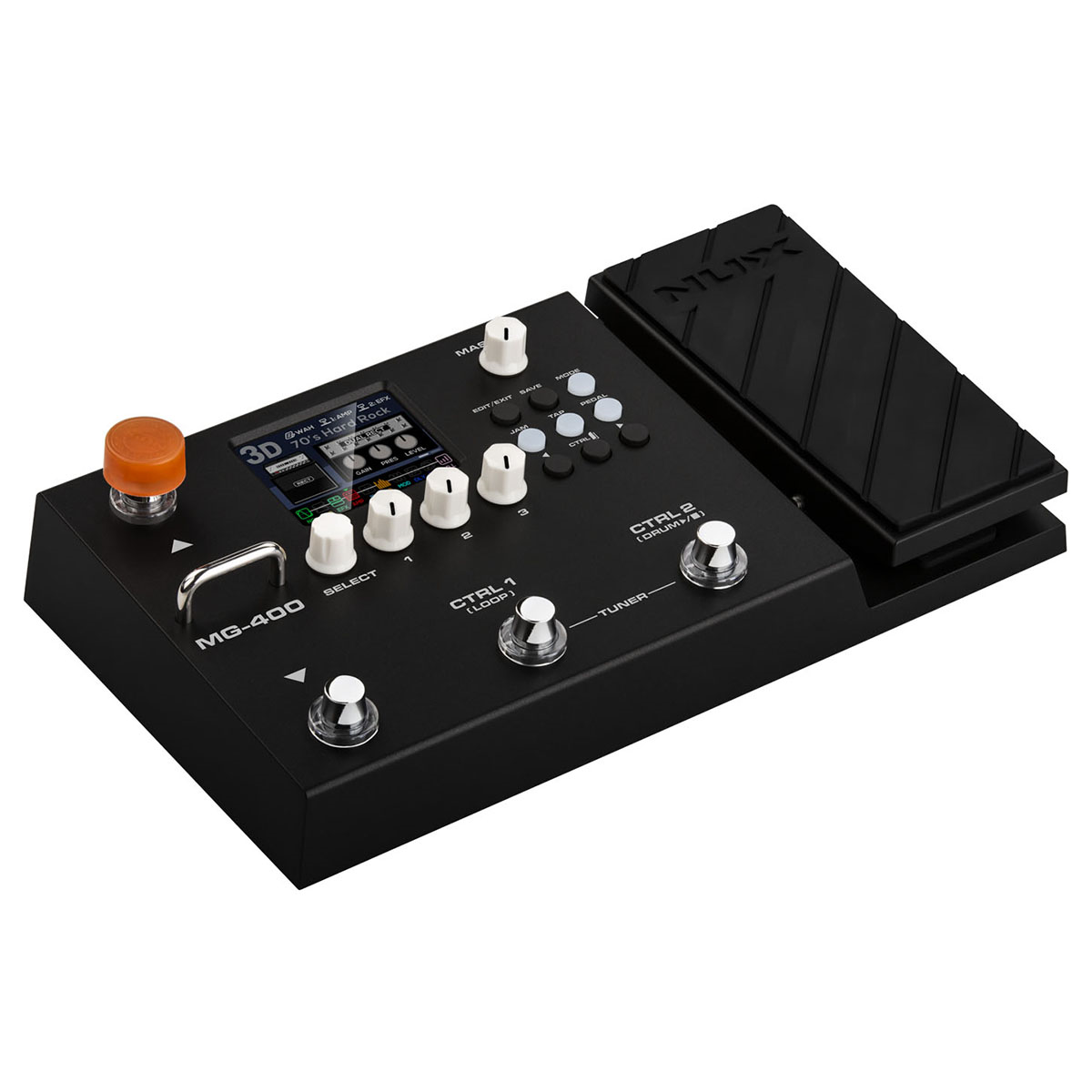 Foto 3 | Pedalera Procesador Multiefectos Nux Mg-400 para Guitarra Bajo