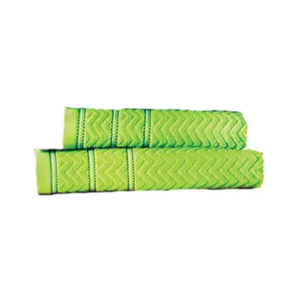 Juego Toallas Baño Cannes Verde Limón Colchas Concord