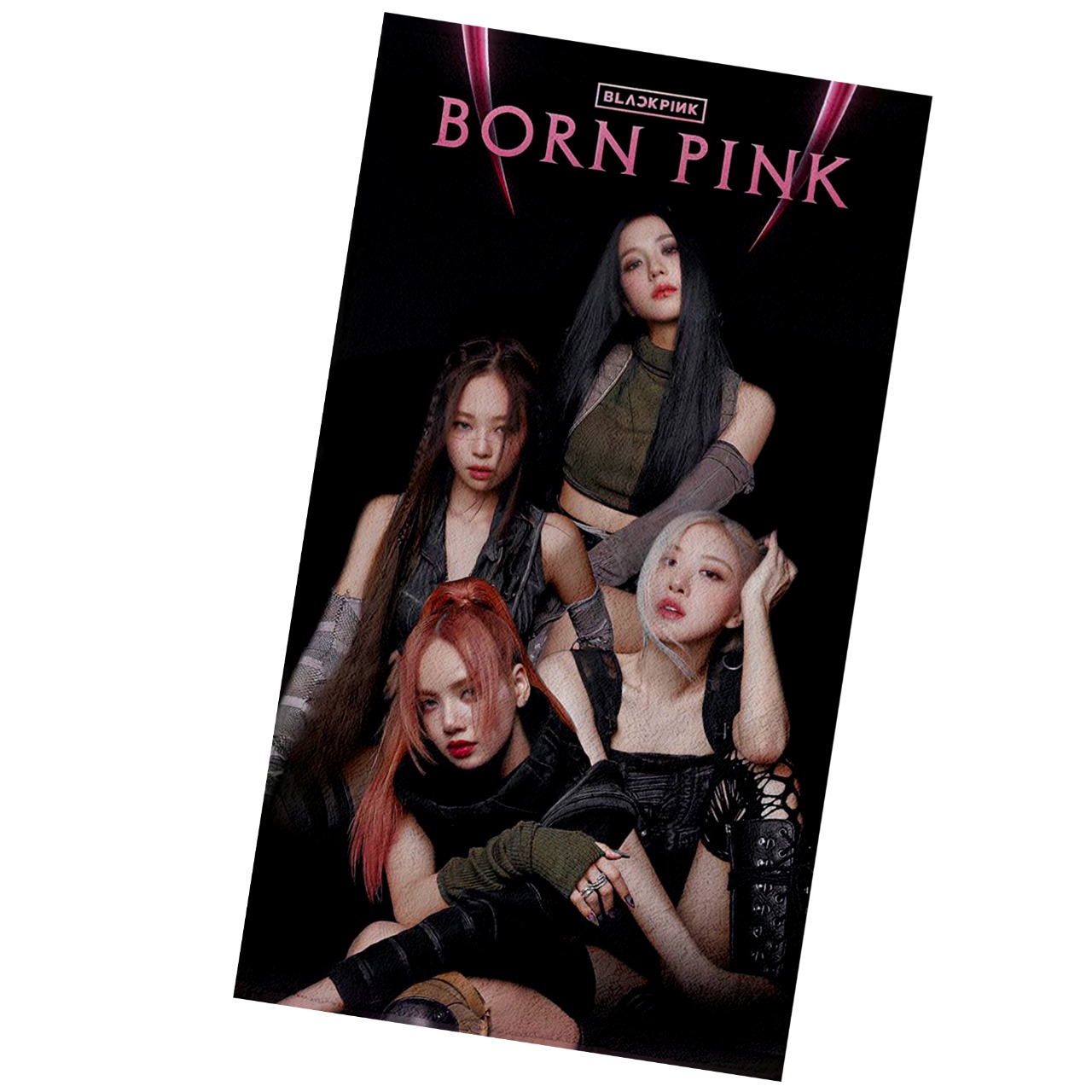 Toalla de Baño NubiSuave Kpop Black Pink Diseño Born Pink Microfibra Ligera