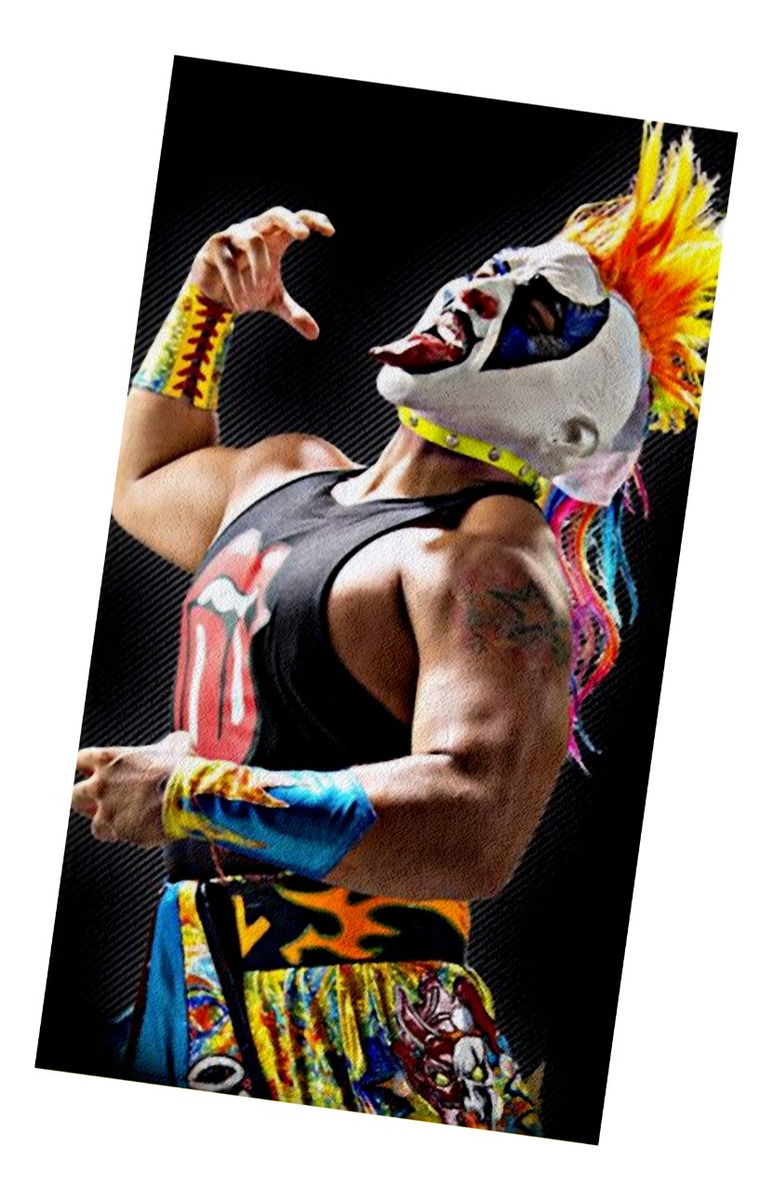 Toalla de Baño Diseño Poliéster Lucha Libre Psycho Clown NubiSuave